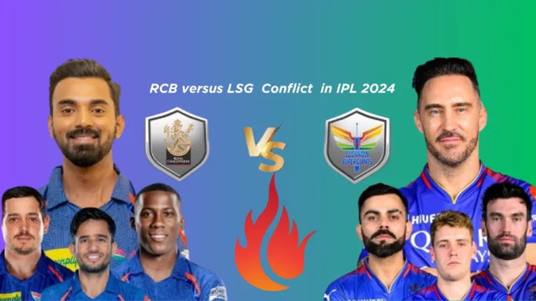 RCB versus LSG Conflict in IPL 2024