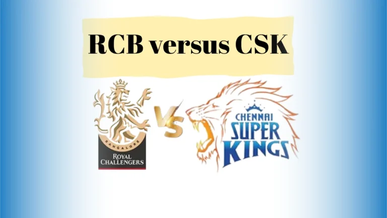 RCB versus CSK