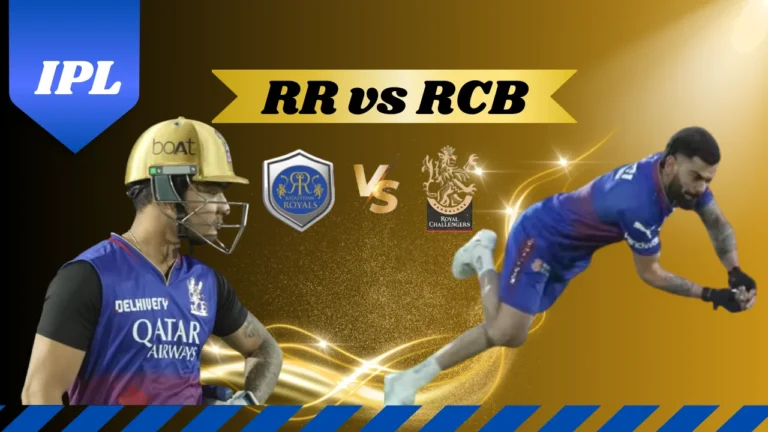 RR vs RCB A Fight of Giants on 6th April at 6:30 PM in Jaipur