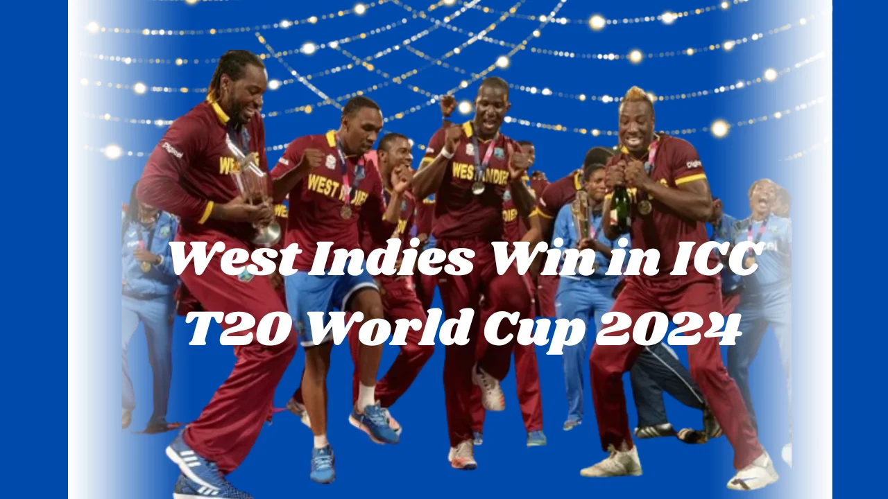 West Indies Win in ICC T20 World Cup